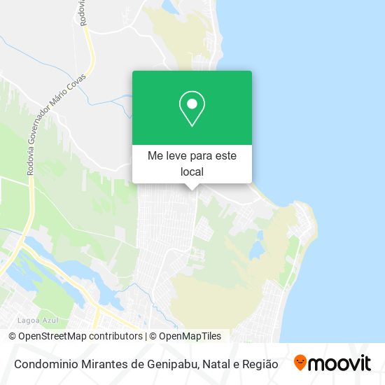 Condominio Mirantes de Genipabu mapa