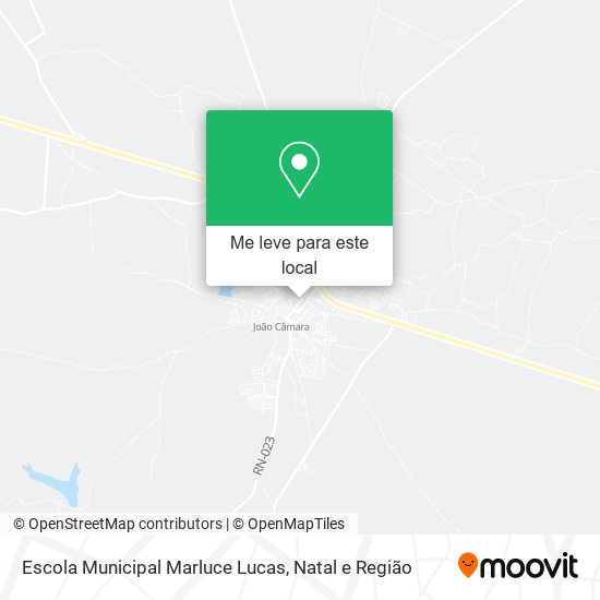 Escola Municipal Marluce Lucas mapa