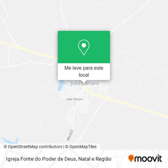 Igreja Fonte do Poder de Deus mapa