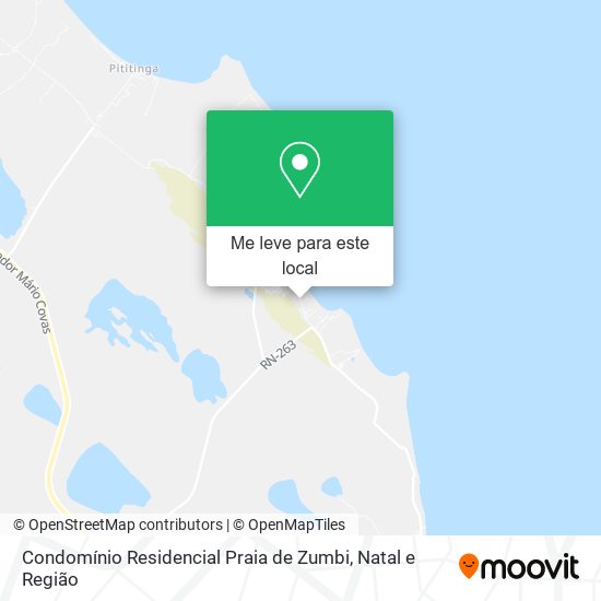 Condomínio Residencial Praia de Zumbi mapa