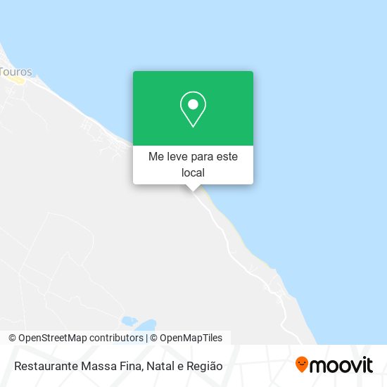 Restaurante Massa Fina mapa