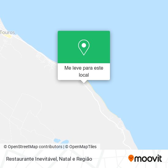 Restaurante Inevitável mapa