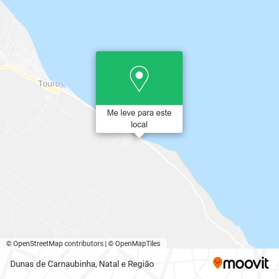 Dunas de Carnaubinha mapa