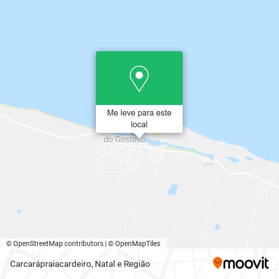 Carcarápraiacardeiro mapa