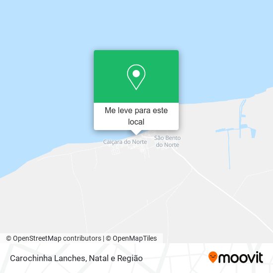 Carochinha Lanches mapa