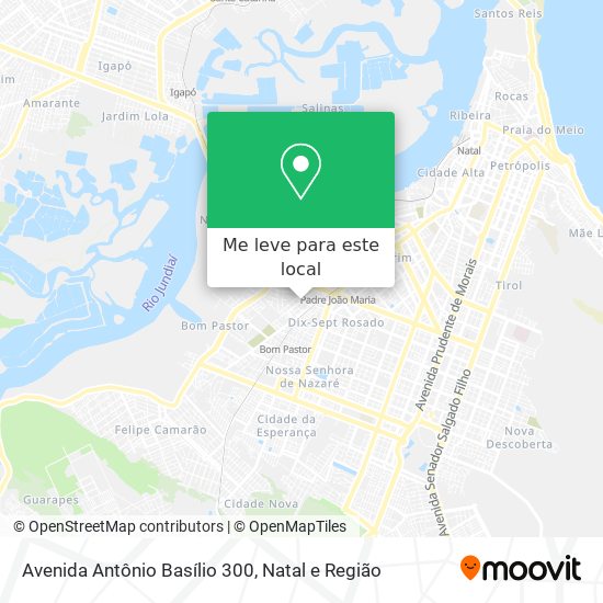 Avenida Antônio Basílio 300 mapa