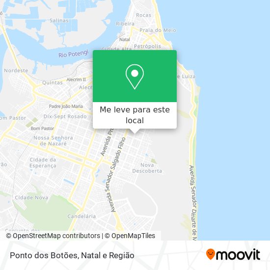 Ponto dos Botões mapa