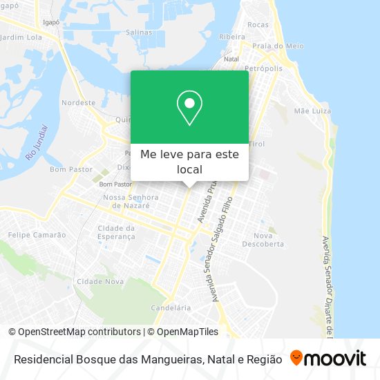 Residencial Bosque das Mangueiras mapa