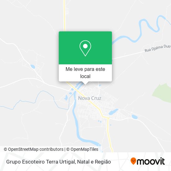 Grupo Escoteiro Terra Urtigal mapa