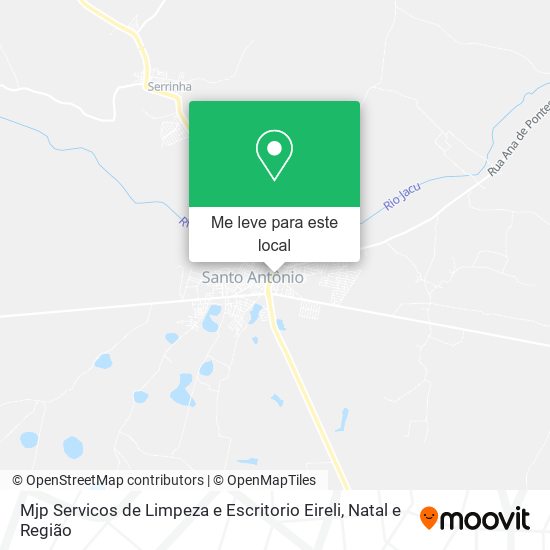 Mjp Servicos de Limpeza e Escritorio Eireli mapa