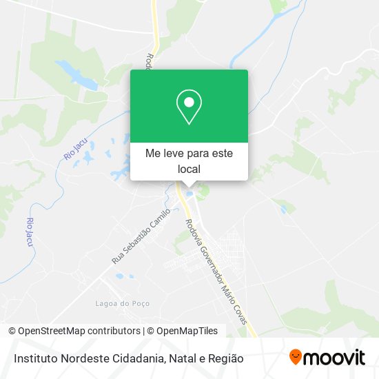 Instituto Nordeste Cidadania mapa