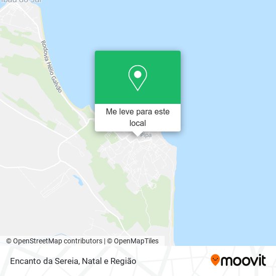 Encanto da Sereia mapa
