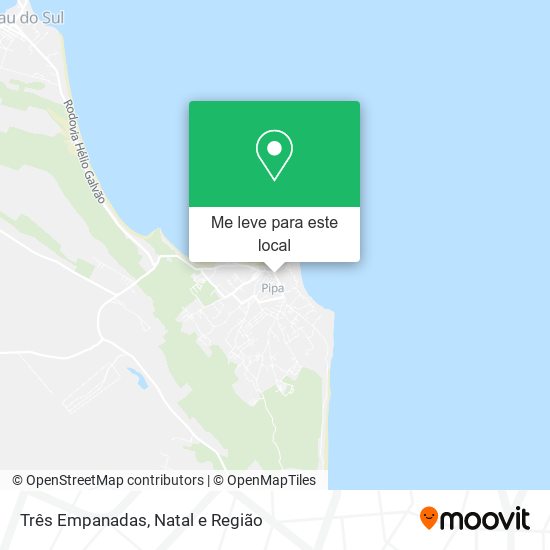 Três Empanadas mapa