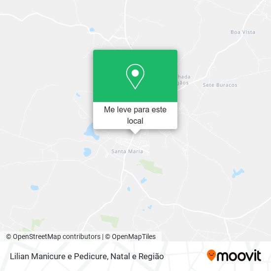 Lilian Manicure e Pedicure mapa