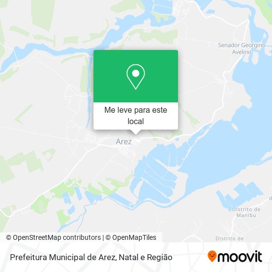 Prefeitura Municipal de Arez mapa