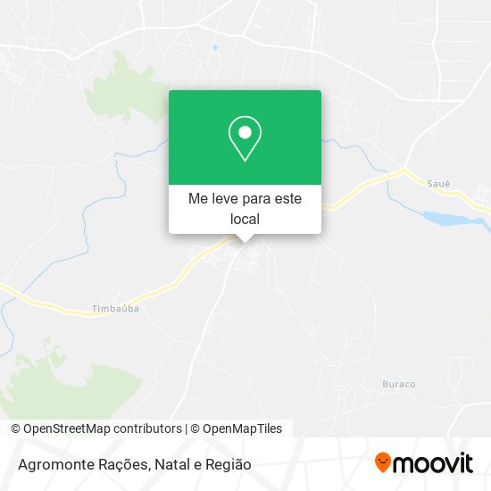 Agromonte Rações mapa