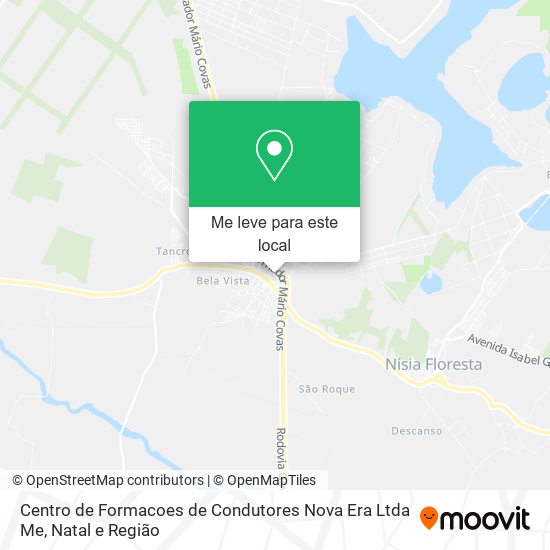 Centro de Formacoes de Condutores Nova Era Ltda Me mapa