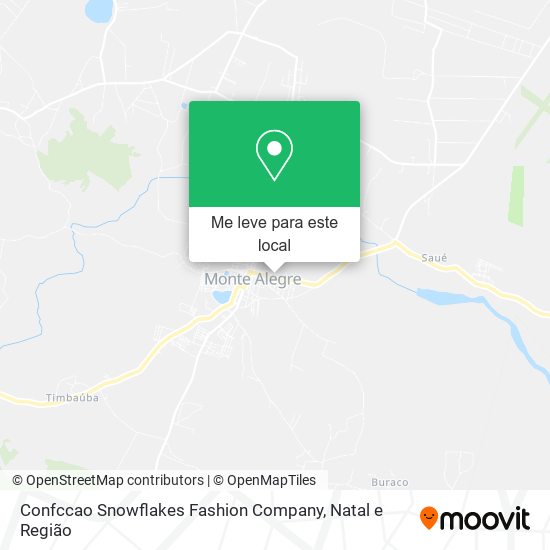 Confccao Snowflakes Fashion Company mapa