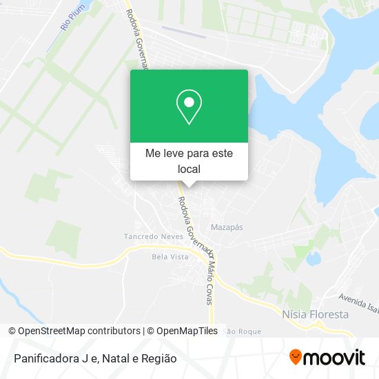Panificadora J e mapa