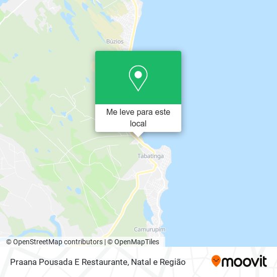 Praana Pousada E Restaurante mapa
