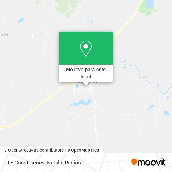 J F Construcoes mapa