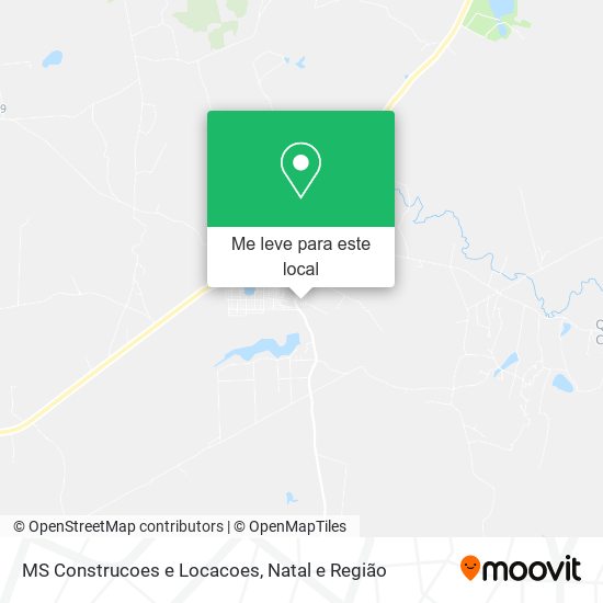 MS Construcoes e Locacoes mapa