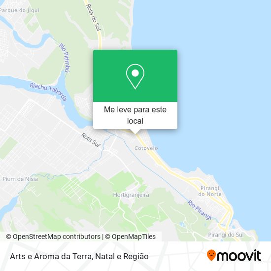 Arts e Aroma da Terra mapa