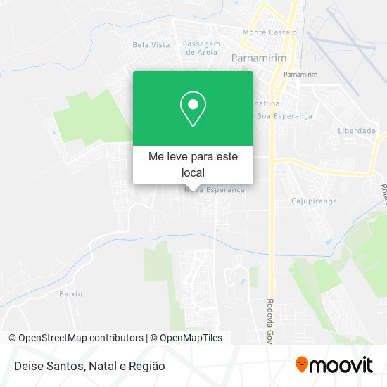 Deise Santos mapa