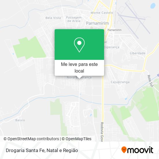 Drogaria Santa Fe mapa