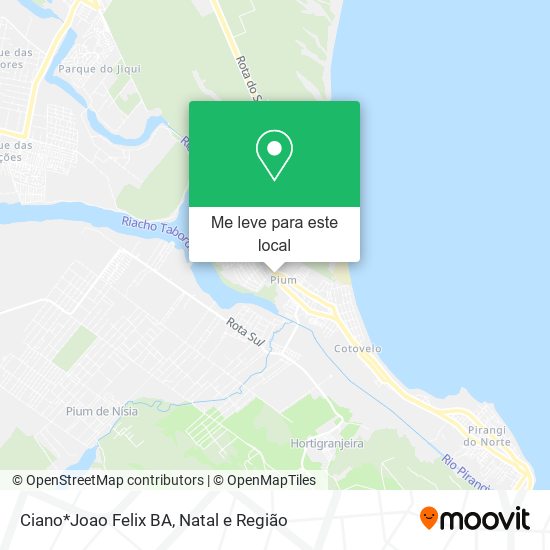 Ciano*Joao Felix BA mapa