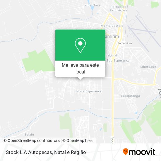 Stock L.A Autopecas mapa