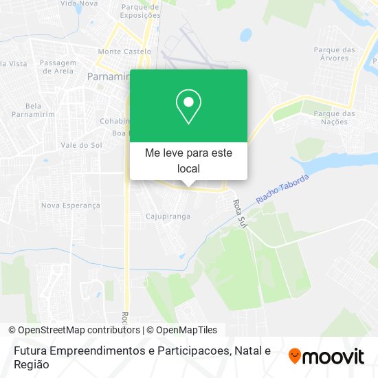 Futura Empreendimentos e Participacoes mapa