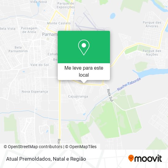 Atual Premoldados mapa