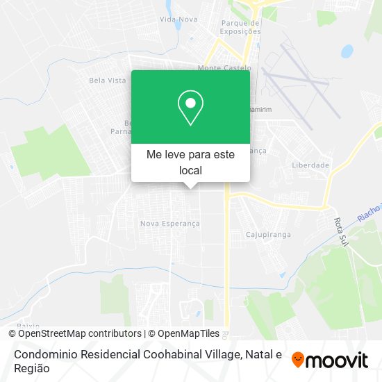 Condominio Residencial Coohabinal Village mapa