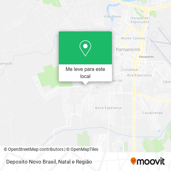 Deposito Novo Brasil mapa