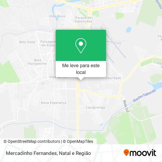 Mercadinho Fernandes mapa