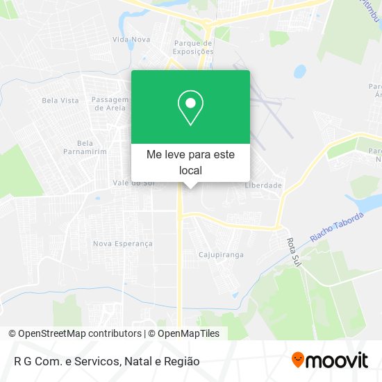 R G Com. e Servicos mapa