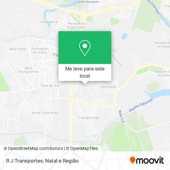 R J Transportes mapa