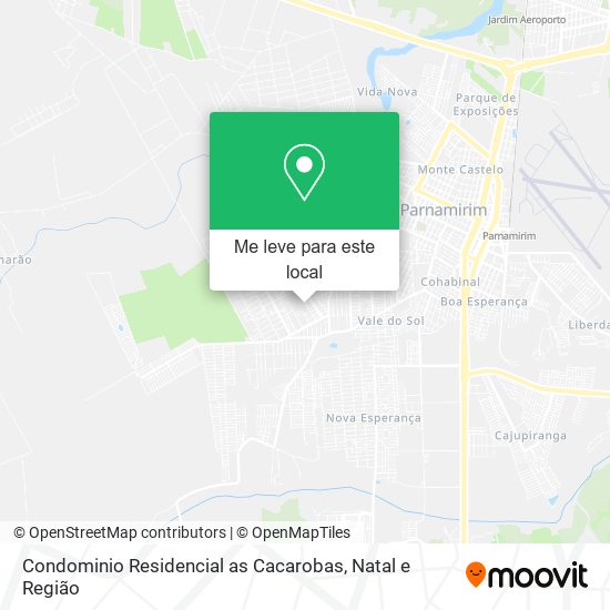 Condominio Residencial as Cacarobas mapa