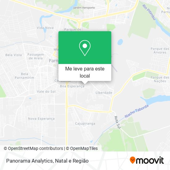 Panorama Analytics mapa