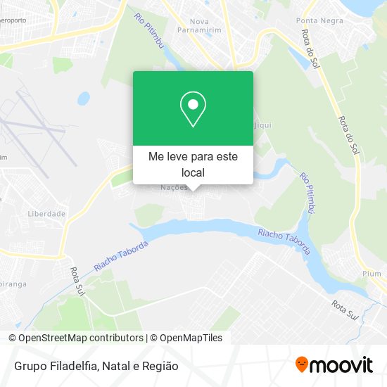 Grupo Filadelfia mapa