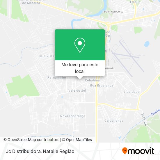Jc Distribuidora mapa