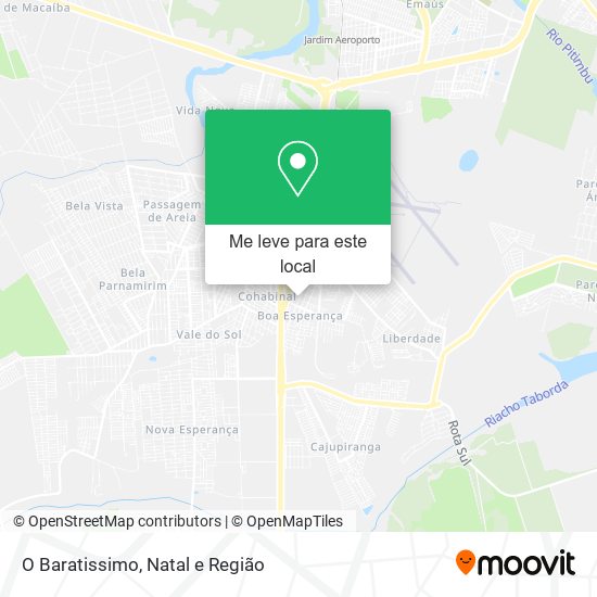 O Baratissimo mapa