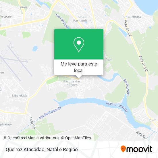 Queiroz Atacadão mapa