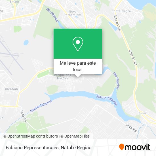 Fabiano Representacoes mapa