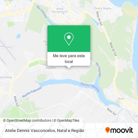 Atelie Dennis Vasconcelos mapa
