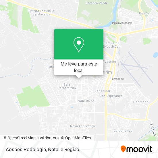 Aospes Podologia mapa