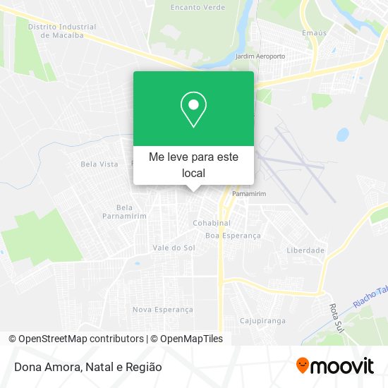 Dona Amora mapa