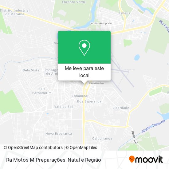 Ra Motos M Preparações mapa
