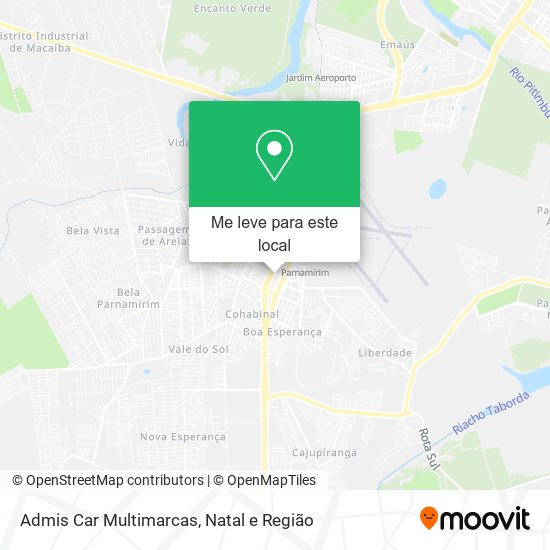 Admis Car Multimarcas mapa